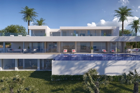 Villa in Benitachell(Cumbre del Sol) zu verkaufen, Woongedeelte 506 m², Grondstuk 2393 m², 6 Slaapkamers, 7 Badkamers, Pool, ref.: VA-21294-1