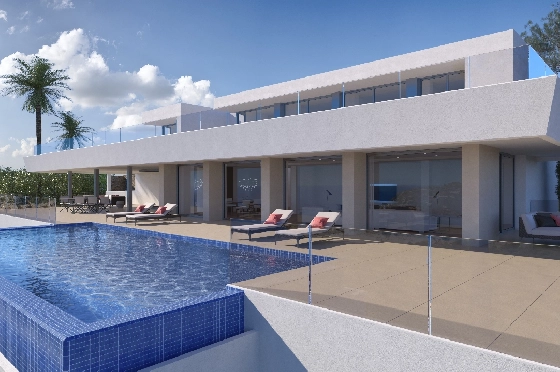 Villa in Benitachell(Cumbre del Sol) zu verkaufen, Woongedeelte 506 m², Grondstuk 2393 m², 6 Slaapkamers, 7 Badkamers, Pool, ref.: VA-21294-2