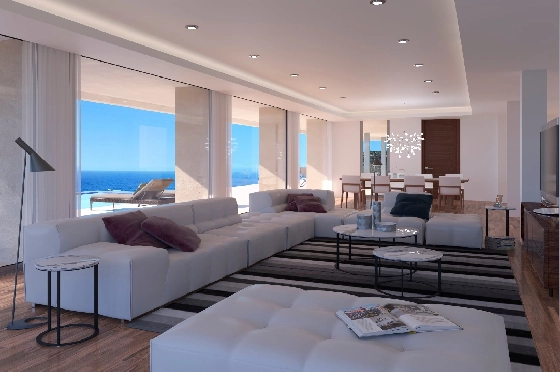 Villa in Benitachell(Cumbre del Sol) zu verkaufen, Woongedeelte 506 m², Grondstuk 2393 m², 6 Slaapkamers, 7 Badkamers, Pool, ref.: VA-21294-5