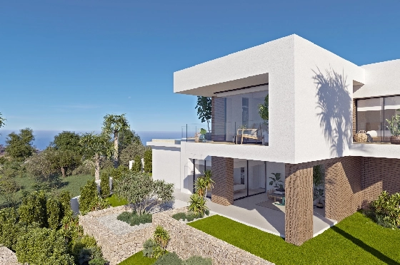 Villa in Benitachell(Cumbre del Sol) zu verkaufen, Woongedeelte 253 m², Grondstuk 951 m², 3 Slaapkamers, 4 Badkamers, Pool, ref.: VA-22477-3
