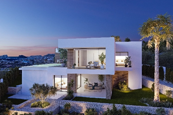 Villa in Benitachell(Cumbre del Sol) zu verkaufen, Woongedeelte 253 m², Grondstuk 951 m², 3 Slaapkamers, 4 Badkamers, Pool, ref.: VA-22477-6