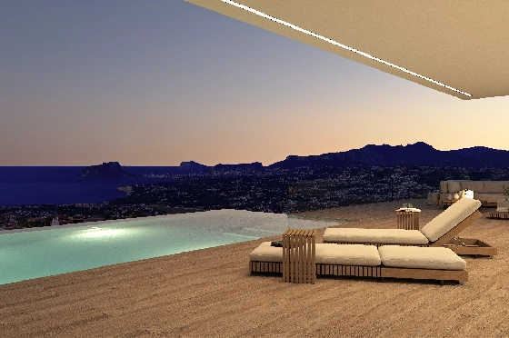 Villa in Benitachell(Cumbre del Sol) zu verkaufen, Woongedeelte 272 m², Grondstuk 1020 m², 3 Slaapkamers, 4 Badkamers, Pool, ref.: VA-22646-5