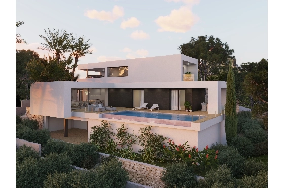Villa in Benitachell(Cumbre del Sol) zu verkaufen, Woongedeelte 190 m², Grondstuk 817 m², 3 Slaapkamers, 4 Badkamers, Pool, ref.: VA-22894-2