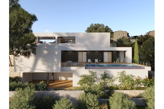 Villa in Benitachell(Cumbre del Sol) zu verkaufen, Woongedeelte 190 m², Grondstuk 817 m², 3 Slaapkamers, 4 Badkamers, Pool, ref.: VA-22894-4