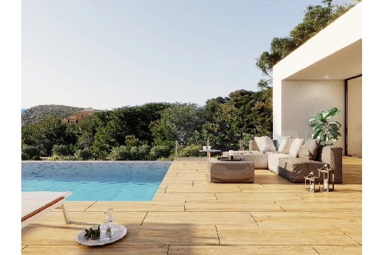 Villa in Benitachell(Cumbre del Sol) zu verkaufen, Woongedeelte 190 m², Grondstuk 817 m², 3 Slaapkamers, 4 Badkamers, Pool, ref.: VA-22894-6
