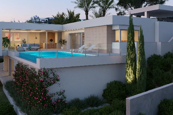 Villa in Benitachell(Cumbre del Sol) zu verkaufen, Woongedeelte 215 m², Grondstuk 813 m², 4 Slaapkamers, 5 Badkamers, Pool, ref.: VA-22899-8