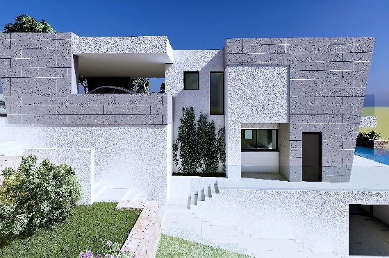 Villa in Benitachell(Benitatxell) zu verkaufen, Woongedeelte 298 m², Grondstuk 1149 m², 3 Slaapkamers, 4 Badkamers, Pool, ref.: VA-22941-4