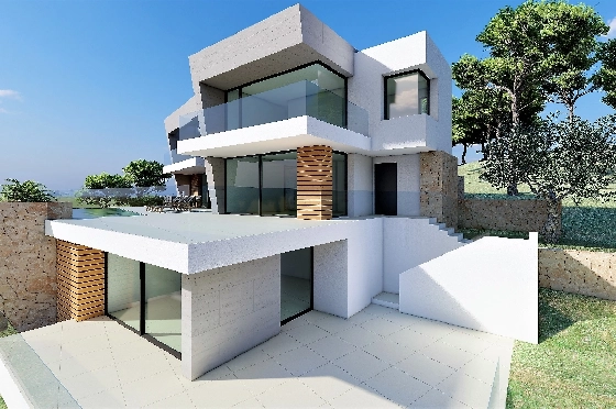 Villa in Benitachell(Benitatxell) zu verkaufen, Woongedeelte 298 m², Grondstuk 1149 m², 3 Slaapkamers, 4 Badkamers, Pool, ref.: VA-22941-5