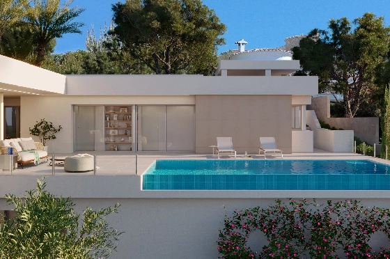 Villa in Benitachell(Cumbre del Sol) zu verkaufen, Woongedeelte 142 m², Grondstuk 956 m², 3 Slaapkamers, 3 Badkamers, Pool, ref.: VA-22965-1