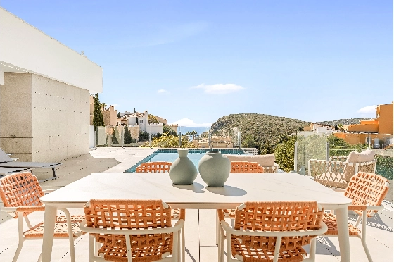 Villa in Benitachell(Cumbre del Sol) zu verkaufen, Woongedeelte 142 m², Grondstuk 956 m², 3 Slaapkamers, 3 Badkamers, Pool, ref.: VA-22965-33