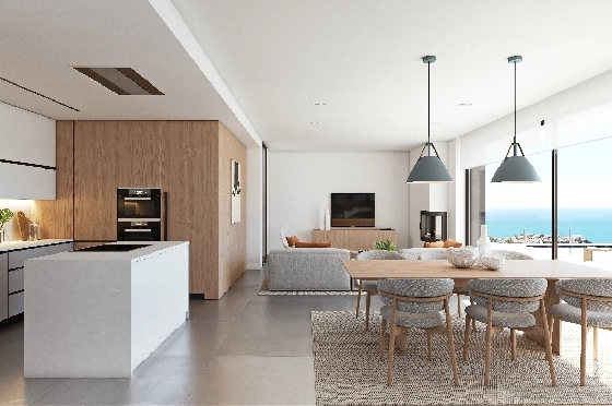 Villa in Benitachell(Benitatxell) zu verkaufen, Woongedeelte 215 m², Grondstuk 824 m², 3 Slaapkamers, 4 Badkamers, Pool, ref.: VA-23232-5