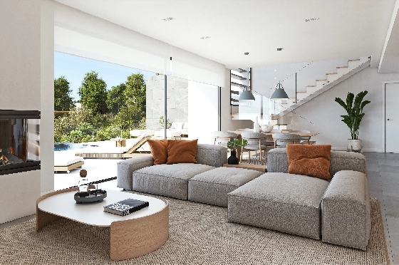 Villa in Benitachell(Benitatxell) zu verkaufen, Woongedeelte 215 m², Grondstuk 824 m², 3 Slaapkamers, 4 Badkamers, Pool, ref.: VA-23232-7