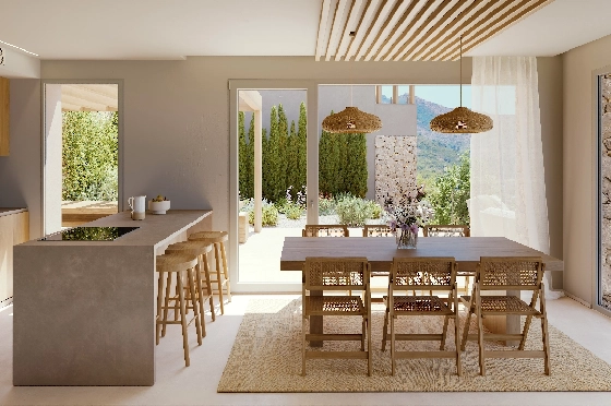 Villa in Lliber(Vall de Pop) zu verkaufen, Woongedeelte 165 m², Grondstuk 439 m², 3 Slaapkamers, 3 Badkamers, Pool, ref.: VA-23426-12