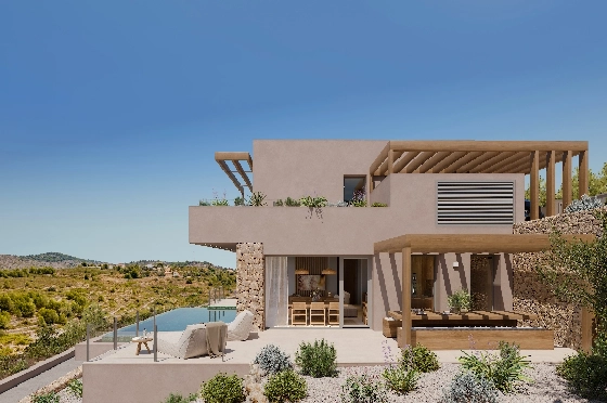 Villa in Lliber(Vall de Pop) zu verkaufen, Woongedeelte 165 m², Grondstuk 437 m², 3 Slaapkamers, 3 Badkamers, Pool, ref.: VA-23429-11