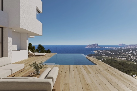 Villa in Benitachell(Cumbre del Sol) zu verkaufen, Woongedeelte 193 m², Grondstuk 878 m², 3 Slaapkamers, 3 Badkamers, Pool, ref.: VA-23251-1