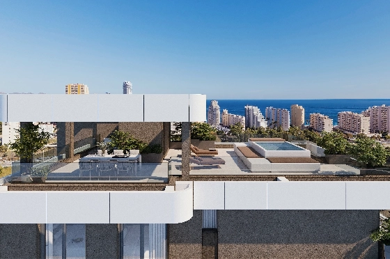 Apartment in Calpe(Calpe) zu verkaufen, Woongedeelte 91 m², 2 Slaapkamers, 2 Badkamers, Pool, ref.: VA-EBB13-4