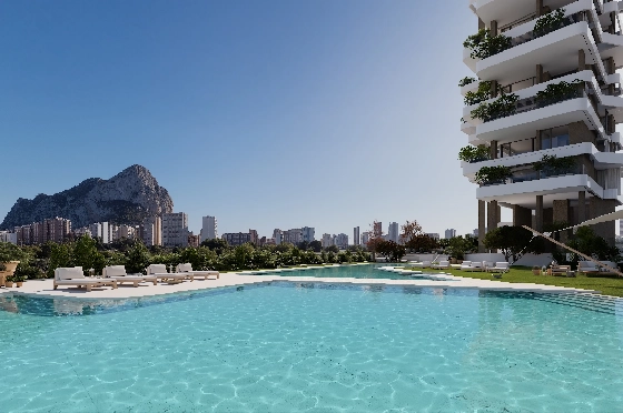 Apartment in Calpe(Calpe) zu verkaufen, Woongedeelte 106 m², 3 Slaapkamers, 2 Badkamers, Pool, ref.: VA-EBB14-16