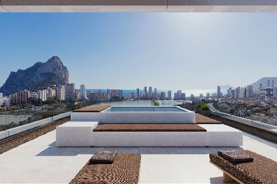 Apartment in Calpe(Calpe) zu verkaufen, Woongedeelte 106 m², 3 Slaapkamers, 2 Badkamers, Pool, ref.: VA-EBB14-3