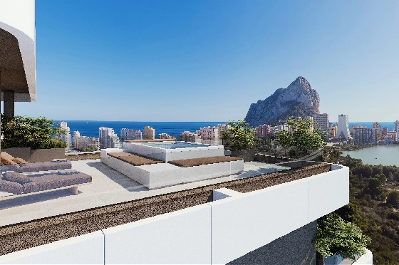 Apartment in Calpe(Calpe) zu verkaufen, Woongedeelte 106 m², 3 Slaapkamers, 2 Badkamers, Pool, ref.: VA-EBB14-5