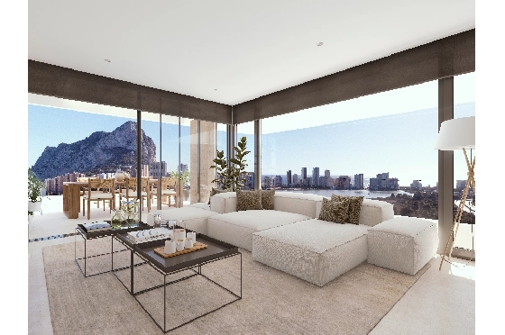 Apartment in Calpe(Calpe) zu verkaufen, Woongedeelte 91 m², 2 Slaapkamers, 2 Badkamers, Pool, ref.: VA-EBB18-7