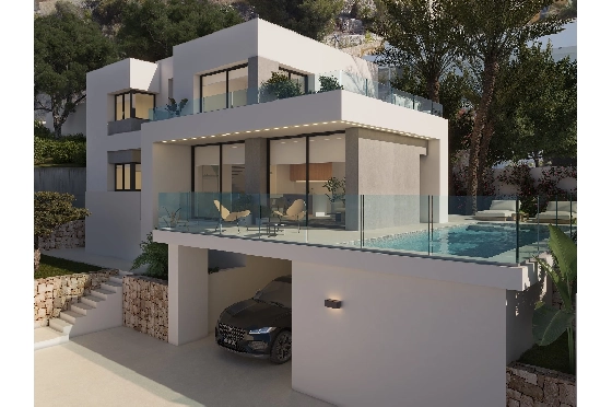 Villa in Benitachell(Cumbre del Sol) zu verkaufen, Woongedeelte 165 m², Grondstuk 963 m², 3 Slaapkamers, 3 Badkamers, Pool, ref.: VA-24182-2