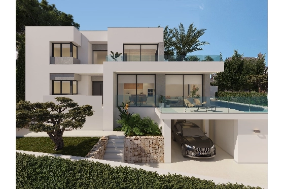 Villa in Benitachell(Cumbre del Sol) zu verkaufen, Woongedeelte 165 m², Grondstuk 963 m², 3 Slaapkamers, 3 Badkamers, Pool, ref.: VA-24182-3