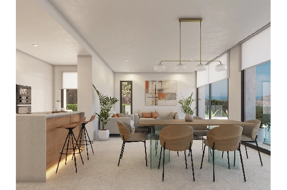Villa in Benitachell(Cumbre del Sol) zu verkaufen, Woongedeelte 165 m², Grondstuk 963 m², 3 Slaapkamers, 3 Badkamers, Pool, ref.: VA-24182-8