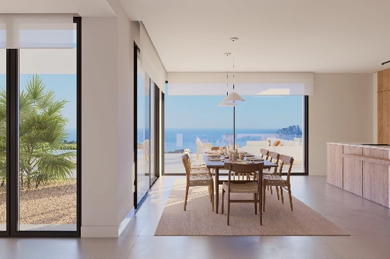 Villa in Benissa(Benissa) zu verkaufen, Woongedeelte 434 m², + Fussbodenheizung, Klimaanlage, Grondstuk 1510 m², 4 Slaapkamers, 6 Badkamers, Pool, ref.: VA-24551-10