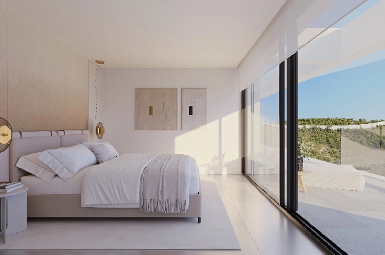 Villa in Benissa(Benissa) zu verkaufen, Woongedeelte 434 m², + Fussbodenheizung, Klimaanlage, Grondstuk 1510 m², 4 Slaapkamers, 6 Badkamers, Pool, ref.: VA-24551-11