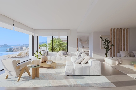 Villa in Benissa(Benissa) zu verkaufen, Woongedeelte 434 m², + Fussbodenheizung, Klimaanlage, Grondstuk 1510 m², 4 Slaapkamers, 6 Badkamers, Pool, ref.: VA-24551-13