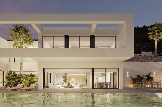 Villa in Benissa(Benissa) zu verkaufen, Woongedeelte 434 m², + Fussbodenheizung, Klimaanlage, Grondstuk 1510 m², 4 Slaapkamers, 6 Badkamers, Pool, ref.: VA-24551-16