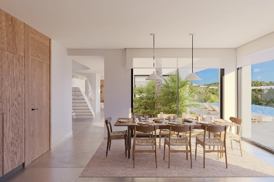 Villa in Benissa(Benissa) zu verkaufen, Woongedeelte 434 m², + Fussbodenheizung, Klimaanlage, Grondstuk 1510 m², 4 Slaapkamers, 6 Badkamers, Pool, ref.: VA-24551-9