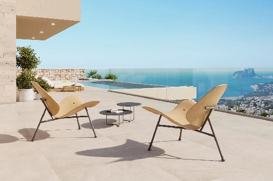 Villa in Benitachell(Cumbre del Sol) zu verkaufen, Woongedeelte 239 m², + Fussbodenheizung, Klimaanlage, Grondstuk 1054 m², 4 Slaapkamers, 5 Badkamers, Pool, ref.: VA-24679-11