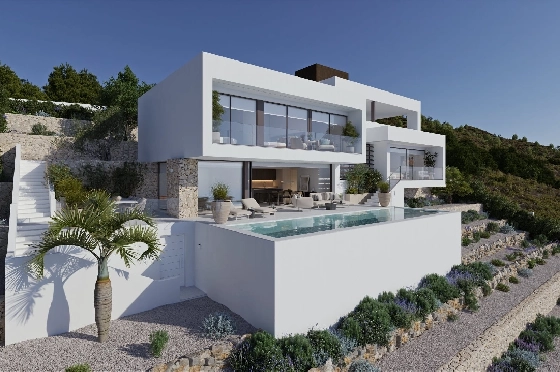 Villa in Altea(Altea) zu verkaufen, Woongedeelte 249 m², Grondstuk 1006 m², 4 Slaapkamers, 5 Badkamers, Pool, ref.: VA-24652-5