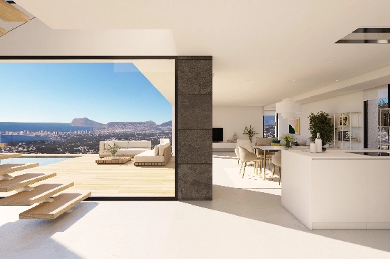 Villa in Benitachell(Cumbre del Sol) zu verkaufen, Woongedeelte 193 m², Grondstuk 880 m², 3 Slaapkamers, 3 Badkamers, Pool, ref.: VA-24412-4