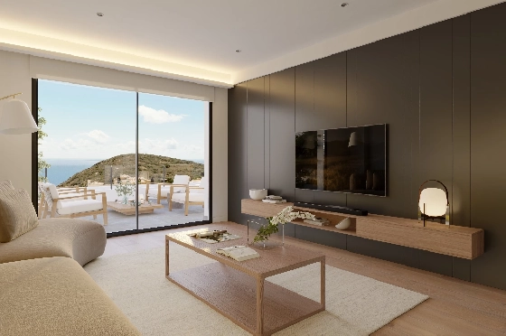 Apartment in Benitachell(Cumbre del Sol) zu verkaufen, Woongedeelte 83 m², 2 Slaapkamers, 2 Badkamers, Pool, ref.: VA-PG065-16