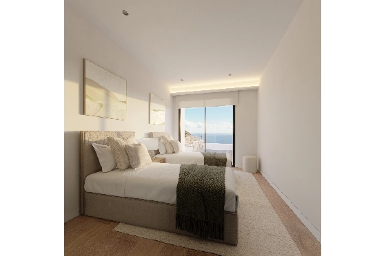 Apartment in Benitachell(Cumbre del Sol) zu verkaufen, Woongedeelte 105 m², 3 Slaapkamers, 2 Badkamers, Pool, ref.: VA-PG069-31