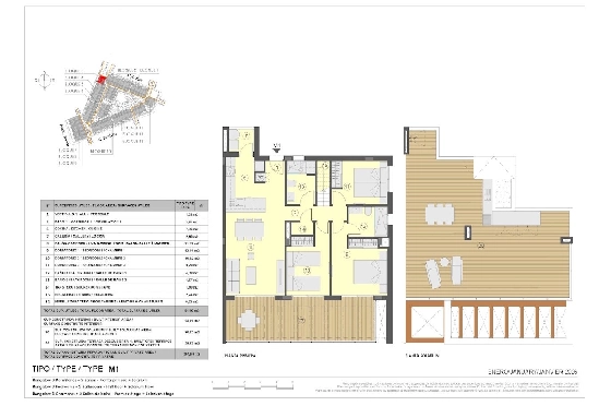 Penthouse Apartment in Torrevieja zu verkaufen, Woongedeelte 199 m², Zustand Erstbezug, 3 Slaapkamers, 2 Badkamers, Pool, ref.: HA-TON-271-A04-11