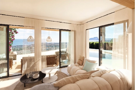 Villa in Moraira zu verkaufen, Woongedeelte 185 m², Bouwjaar 2026, Klimaanlage, Grondstuk 778 m², 4 Slaapkamers, 4 Badkamers, Pool, ref.: AM-12682DA-11