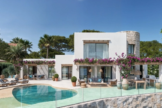 Villa in Moraira zu verkaufen, Woongedeelte 185 m², Bouwjaar 2026, Klimaanlage, Grondstuk 778 m², 4 Slaapkamers, 4 Badkamers, Pool, ref.: AM-12682DA-2