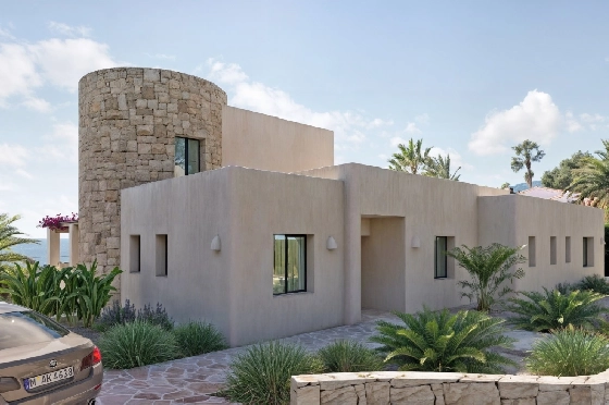 Villa in Moraira zu verkaufen, Woongedeelte 185 m², Bouwjaar 2026, Klimaanlage, Grondstuk 778 m², 4 Slaapkamers, 4 Badkamers, Pool, ref.: AM-12682DA-8
