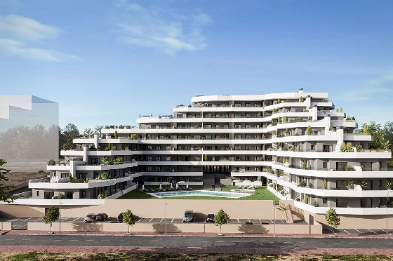 Apartment in San Miguel de Salinas zu verkaufen, Woongedeelte 104 m², Zustand Erstbezug, 3 Slaapkamers, 2 Badkamers, Pool, ref.: HA-SMN-225-A02-1