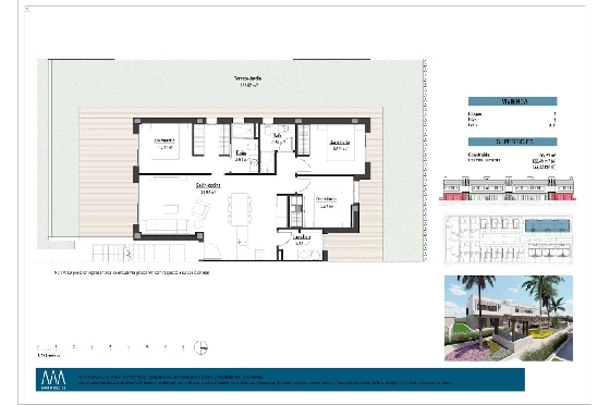 Erdgeschoss Apartment in Los Alcazares zu verkaufen, Woongedeelte 101 m², Zustand Erstbezug, 3 Slaapkamers, 2 Badkamers, Pool, ref.: HA-LAN-451-A01-12