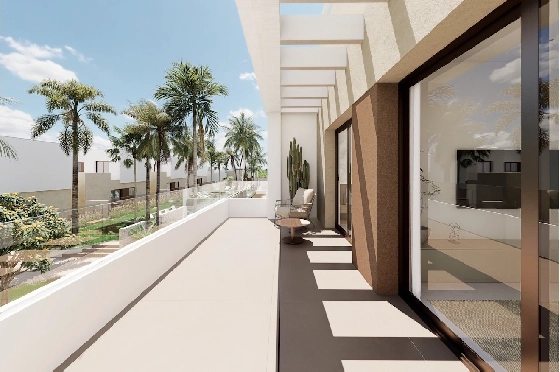 Penthouse Apartment in Los Alcazares zu verkaufen, Woongedeelte 145 m², Zustand Erstbezug, 3 Slaapkamers, 2 Badkamers, Pool, ref.: HA-LAN-451-A02-6