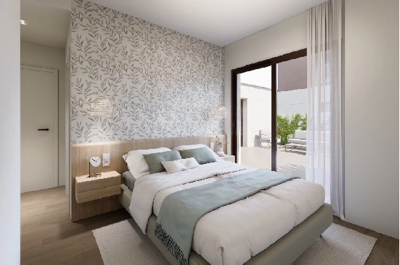 Villa in Los Alcazares zu verkaufen, Woongedeelte 129 m², Zustand Erstbezug, Grondstuk 202 m², 3 Slaapkamers, 2 Badkamers, Pool, ref.: HA-LAN-451-E01-5