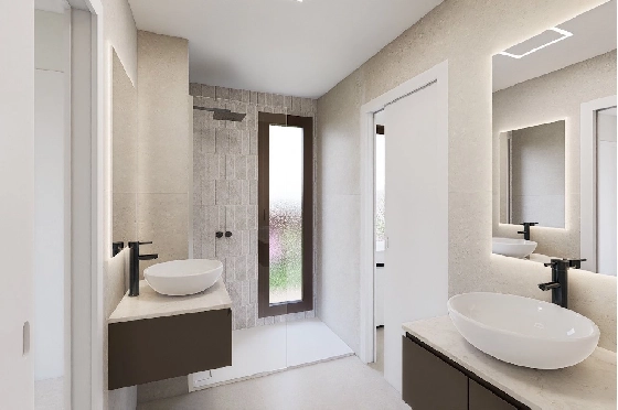 Villa in Los Alcazares zu verkaufen, Woongedeelte 197 m², Zustand Erstbezug, Grondstuk 356 m², 3 Slaapkamers, 3 Badkamers, Pool, ref.: HA-LAN-451-E03-12