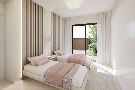 Villa in Los Alcazares zu verkaufen, Woongedeelte 197 m², Zustand Erstbezug, Grondstuk 356 m², 3 Slaapkamers, 3 Badkamers, Pool, ref.: HA-LAN-451-E03-13
