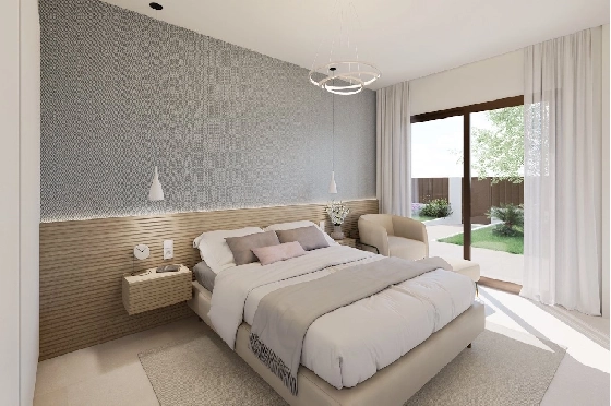 Villa in Los Alcazares zu verkaufen, Woongedeelte 197 m², Zustand Erstbezug, Grondstuk 356 m², 3 Slaapkamers, 3 Badkamers, Pool, ref.: HA-LAN-451-E03-8