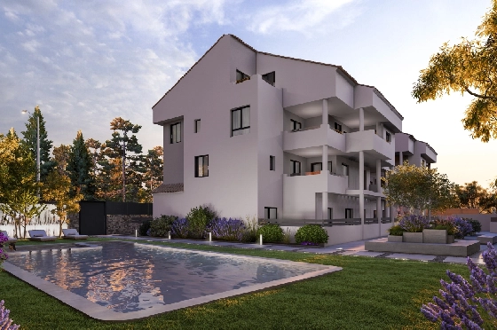 Apartment in Javea zu verkaufen, Woongedeelte 88 m², Klimaanlage, Grondstuk 22 m², 2 Slaapkamers, 2 Badkamers, Pool, ref.: IV-P3-6-13
