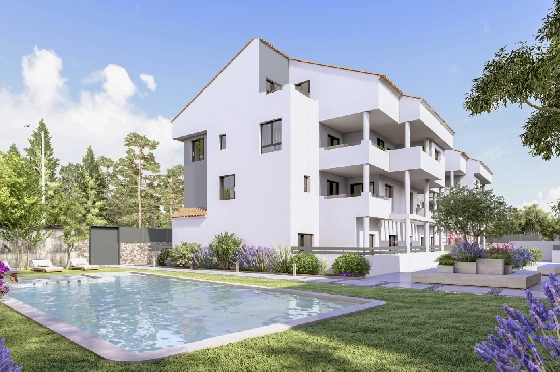 Apartment in Javea zu verkaufen, Woongedeelte 88 m², Klimaanlage, Grondstuk 22 m², 2 Slaapkamers, 2 Badkamers, Pool, ref.: IV-P3-6-2
